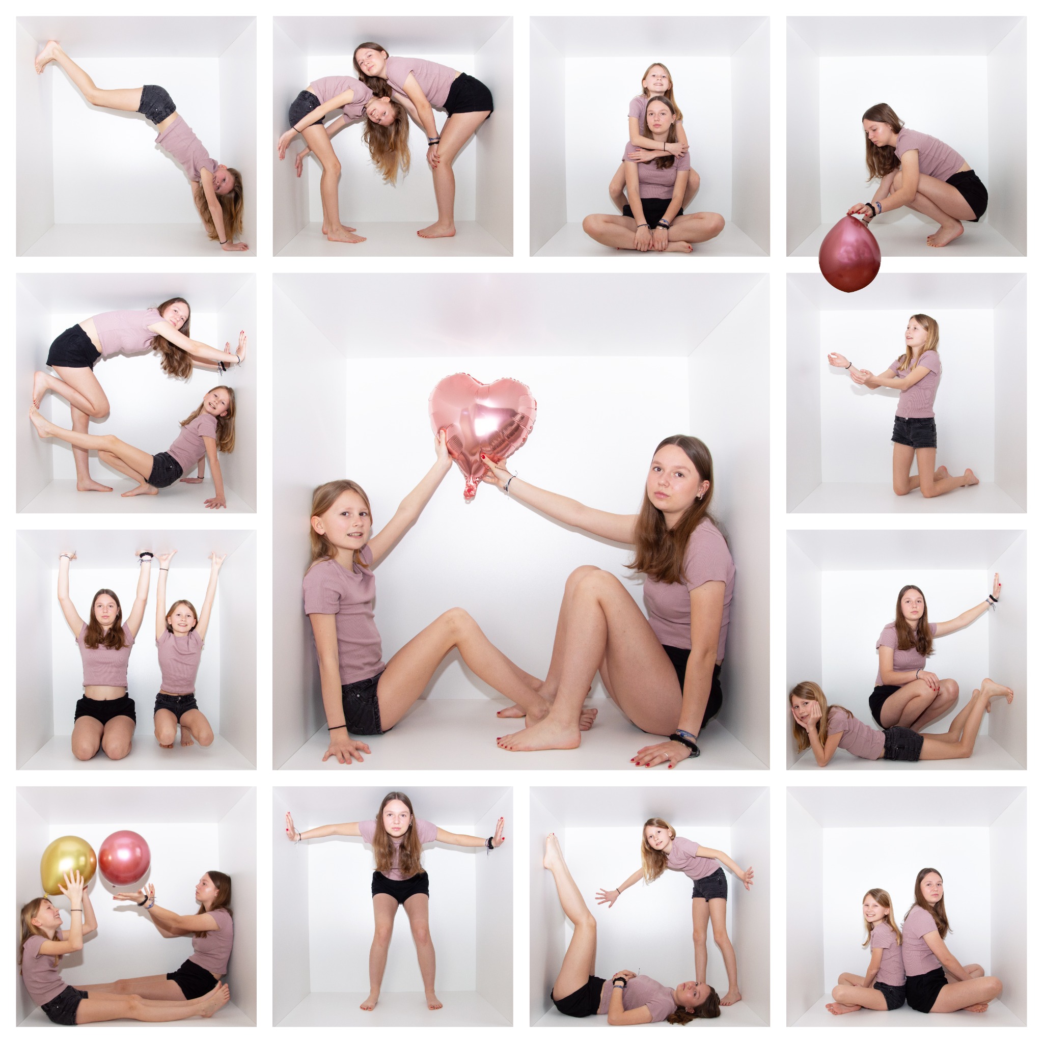 Séance photo In The Box entre deux jeunes filles